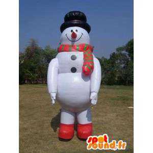 Mascotte gigante pupazzo di neve - Costume personalizzabile - MASFR004971 - Umani mascotte