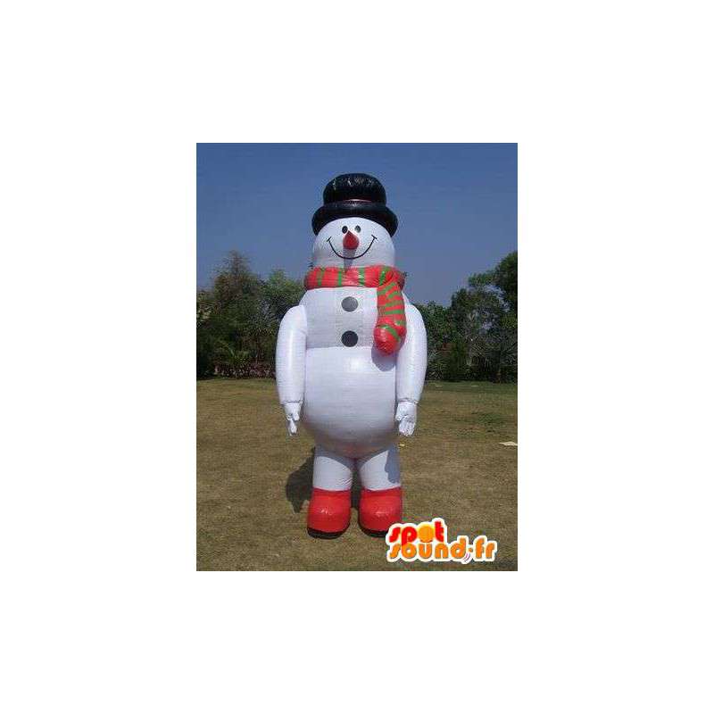 Jätte snögubbelmaskot - Anpassningsbar kostym - Spotsound maskot