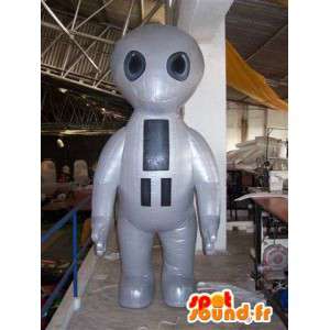 Grå UFO-uppblåsbar ballong för maskot - Spotsound maskot