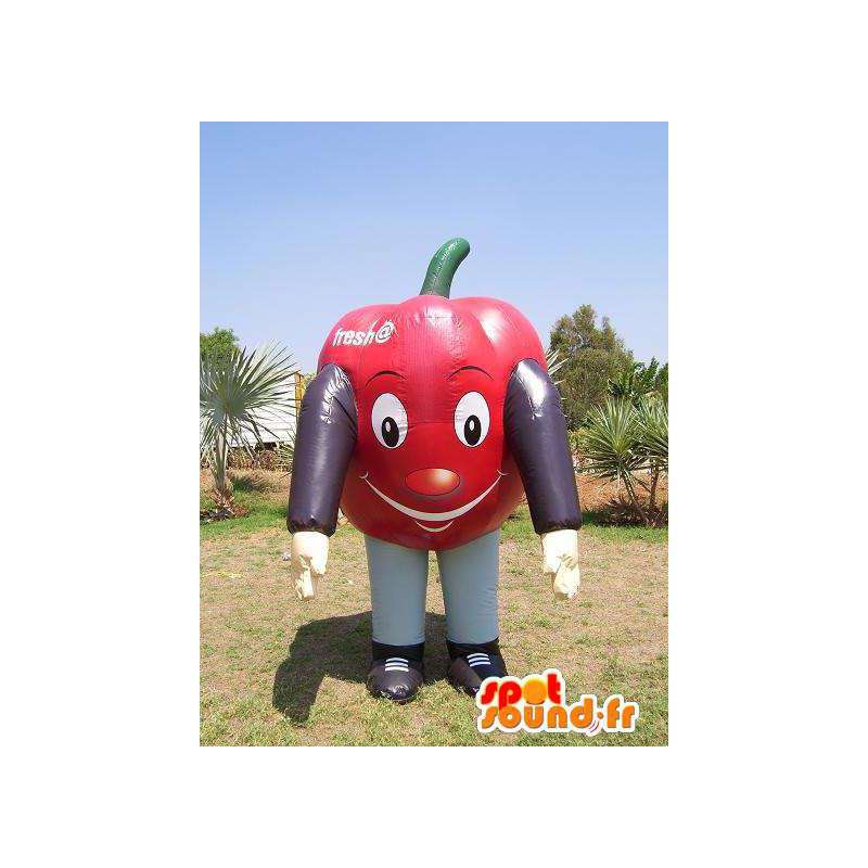 Mascota Tomate globo inflable - Personalizable vestuario - MASFR004973 - Mascotas VIP