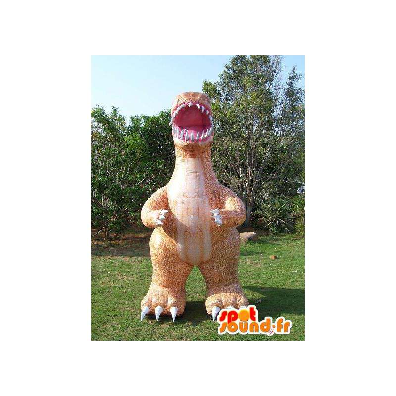 Giant crocodile in inflatable mascot - MASFR004975 - Mascot of crocodiles