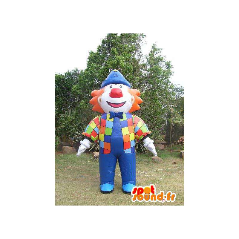 Πολύχρωμοι μασκότ χαρακτήρα φουσκωτό μπαλόνι - MASFR004978 - Mascottes VIP