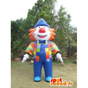 Flerfarvet karakter maskot i oppustelig ballon - Spotsound
