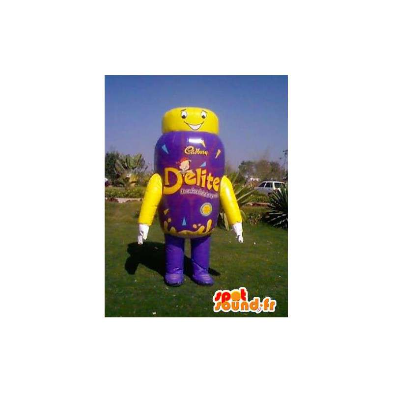 Giant inflatable bottle mascot - MASFR004980 - Mascots VIP