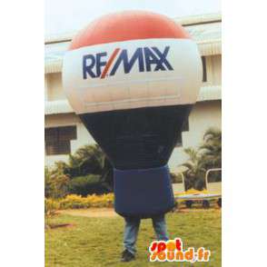 Bulb in inflatable balloon - customizable Costume mascot - MASFR004983 - Mascots bulb