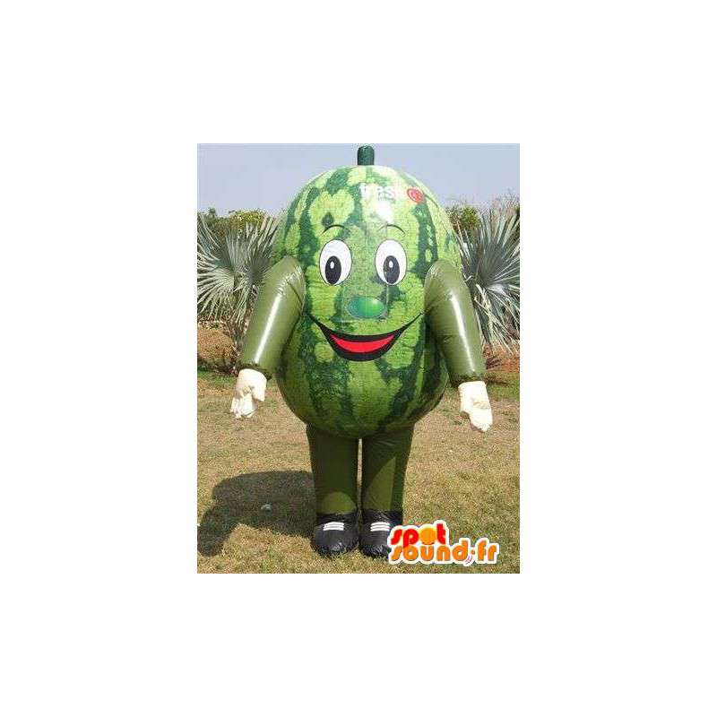Cucumber in inflatable mascot - MASFR004987 - Mascots VIP