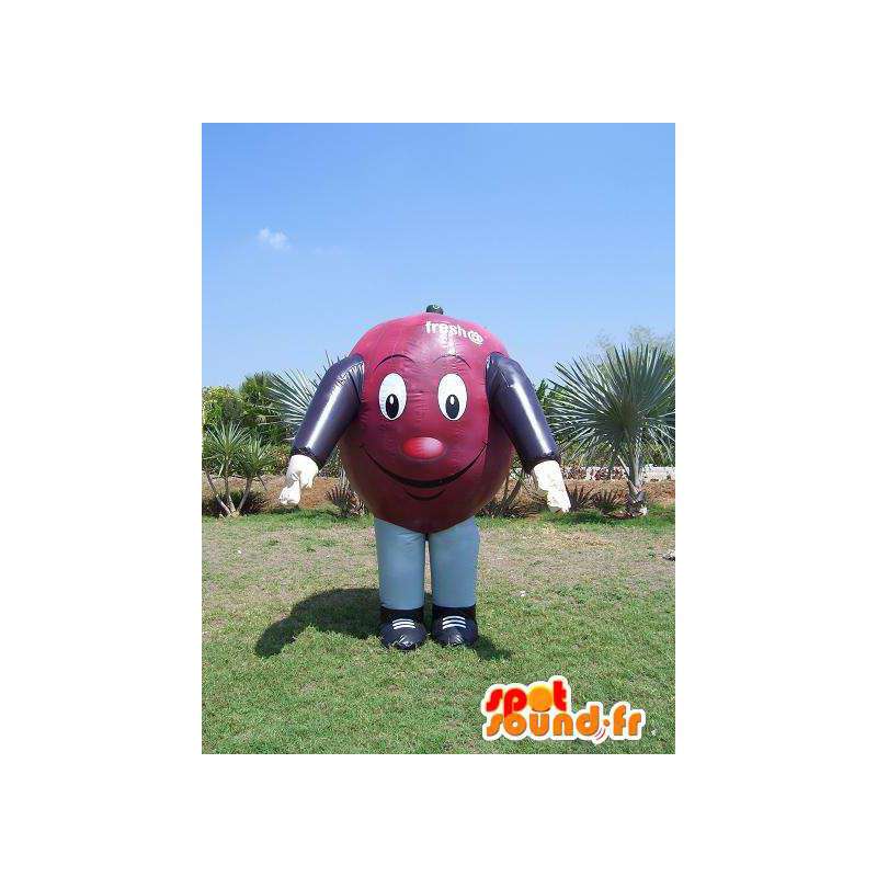 Mascotte géante de tomate en ballon gonflable  - MASFR004988 - Mascottes VIP