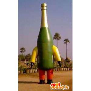 Giant inflatable bottle mascot - MASFR004992 - Mascots VIP