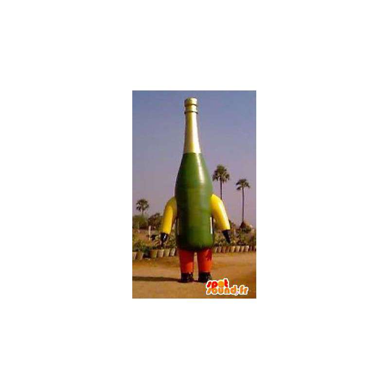 Giant inflatable bottle mascot - MASFR004992 - Mascots VIP