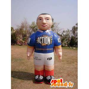 Brown character in inflatable mascot - MASFR004995 - Mascots VIP