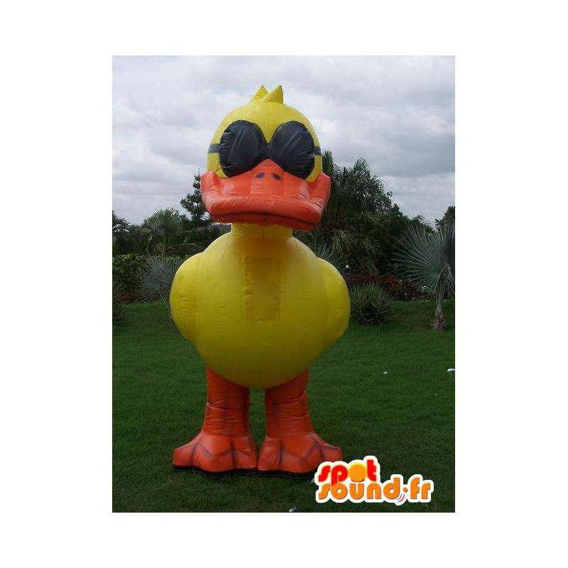 Duck in inflatable balloon - customizable Costume mascot - MASFR005004 - Ducks mascot