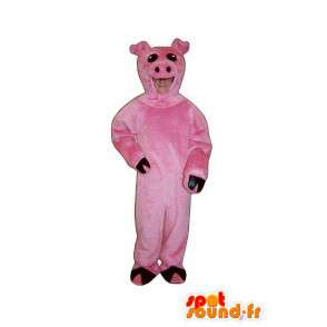 Maiale mascotte peluche rosa - maiale costume - MASFR005024 - Maiale mascotte