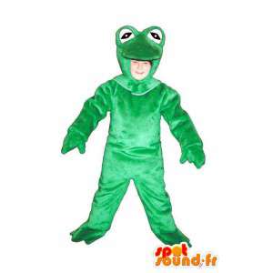 Mascotte de grenouille verte en peluche  - MASFR005026 - Mascottes Grenouille