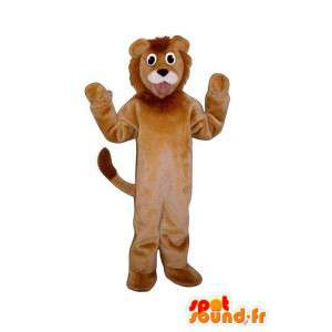 Brown lion mascot - a lion costume - MASFR005028 - Lion mascots