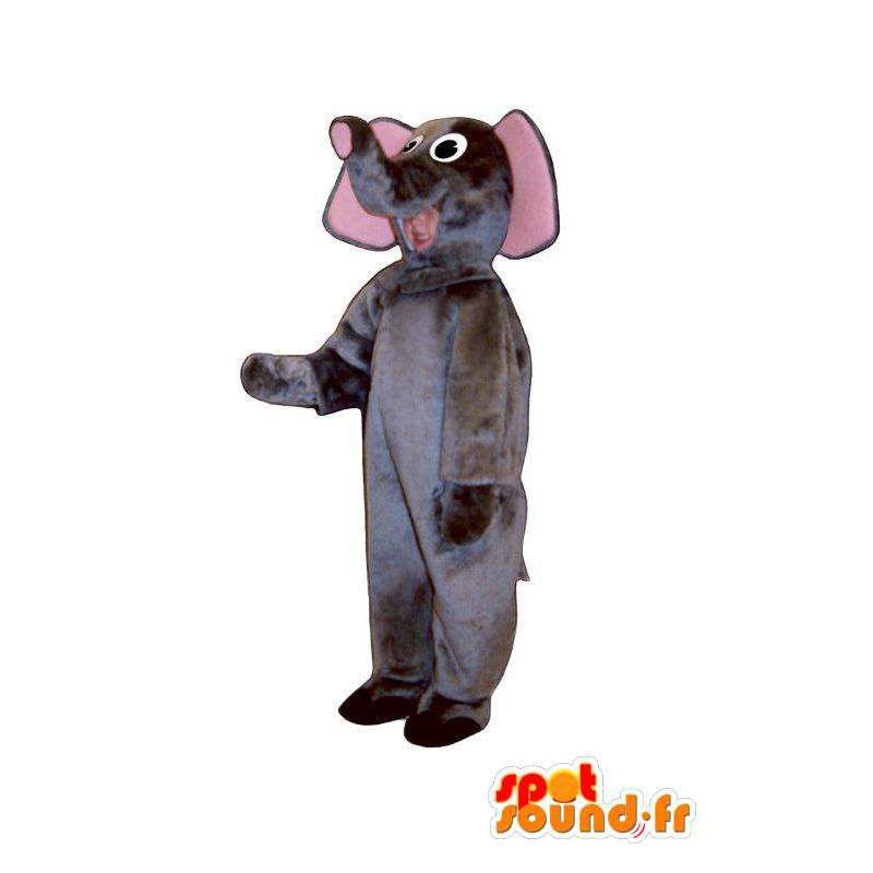 Liten elefant maskot - Elephant accoutrement  - MASFR005036 - Elephant Mascot