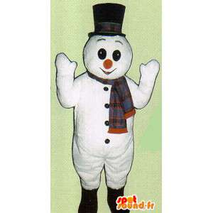 Déguisement bonhomme de neige - Accoutrement bonhomme de neige - MASFR005059 - Mascottes Homme