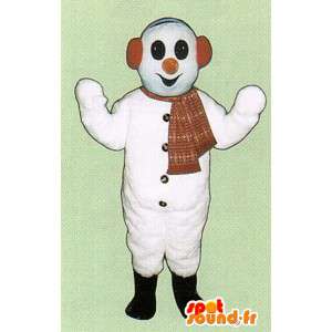 Pupazzo di neve mascotte - Snowman Costume - MASFR005063 - Umani mascotte