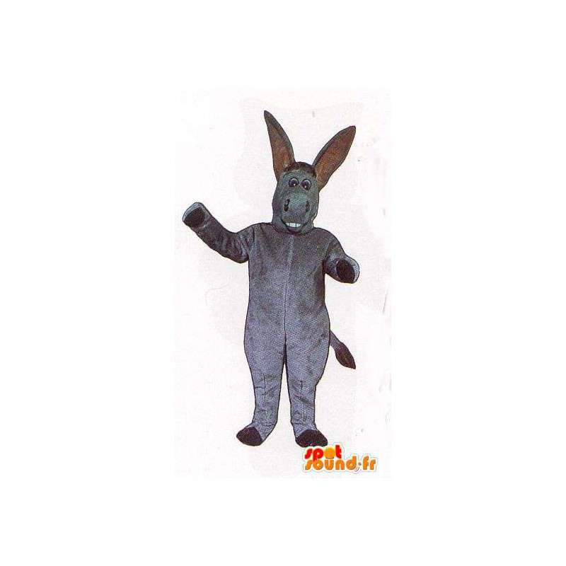 Déguisement représentant un âne gris - Costume personnalisable - MASFR005104 - Mascottes Animales