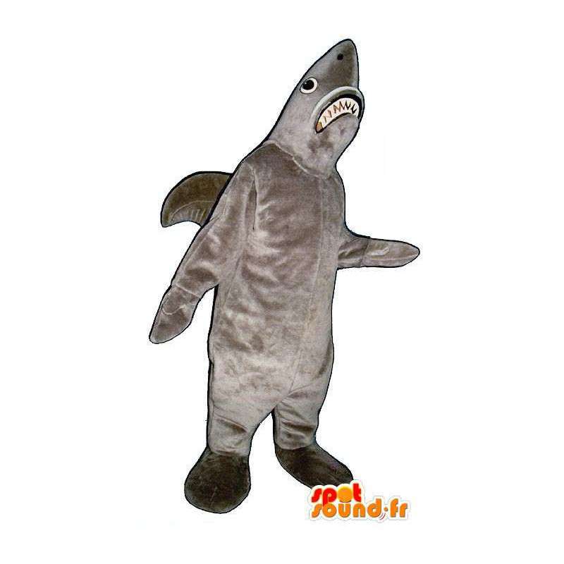 Costume representerer en hai - passelig drakt - Shark maskoter - MASFR005084 - SpotSound.fr