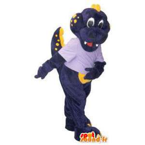 Colorful dinosaur mascot - Adult Costume - MASFR005121 - Mascots dinosaur