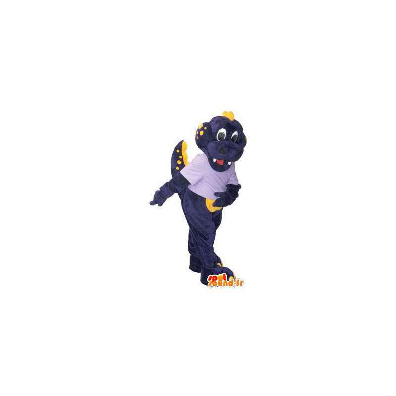 Colorful dinosaur mascot - Adult Costume - MASFR005121 - Mascots dinosaur