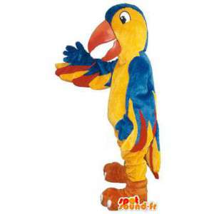Farverig papegøje maskot - voksen kostume - Spotsound maskot