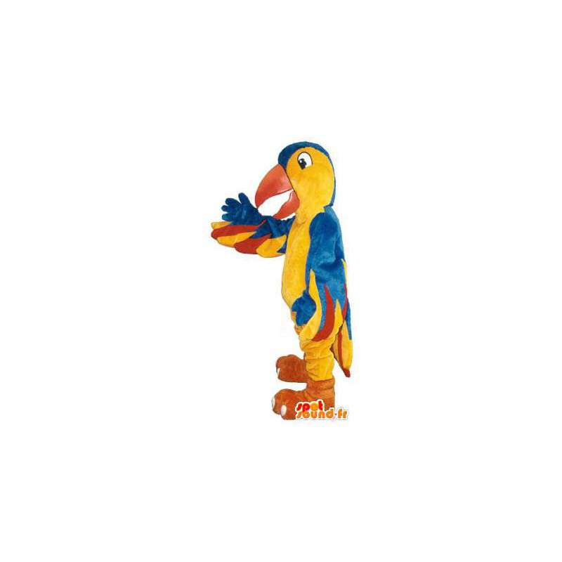 Färgrik papegojamaskot - vuxen dräkt - Spotsound maskot