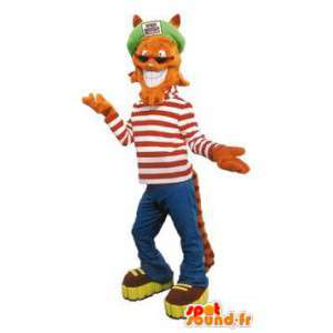 Cat mascot dressed - adult costume - MASFR005130 - Cat mascots