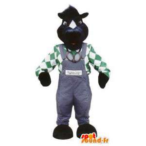 Costume hest maskot kjeledress - MASFR005131 - hest maskoter