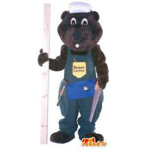 Mascotte ours bricolage déguisement adulte - MASFR005136 - Mascotte d'ours