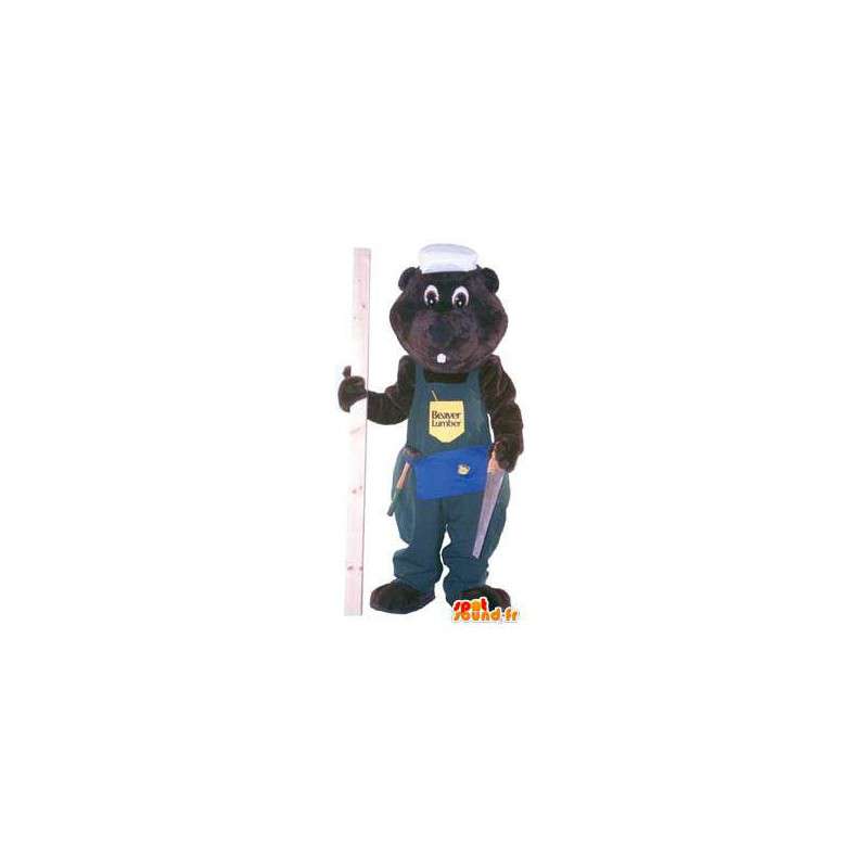 DIY björn maskot vuxen kostym - Spotsound maskot