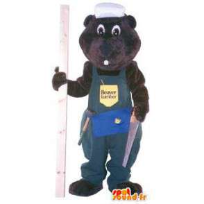 Mascotte ours bricolage déguisement adulte - MASFR005136 - Mascotte d'ours