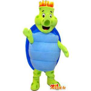 Voksen skildpadde konge maskot kostume - Spotsound maskot