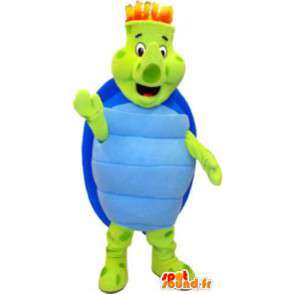 Adulto fantasia de mascote tartaruga rei - MASFR005137 - Mascotes tartaruga