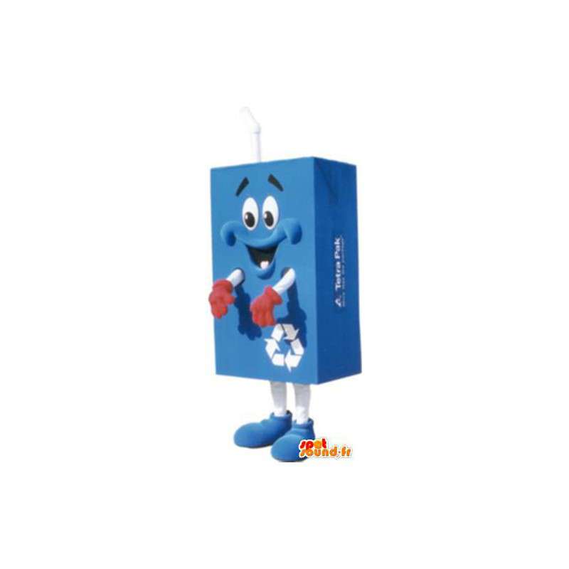 Tetra Pack fantasia de mascote adulto - MASFR005138 - objetos mascotes