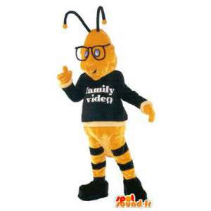 Familievideo Bee Mascot Costume - Spotsound maskot