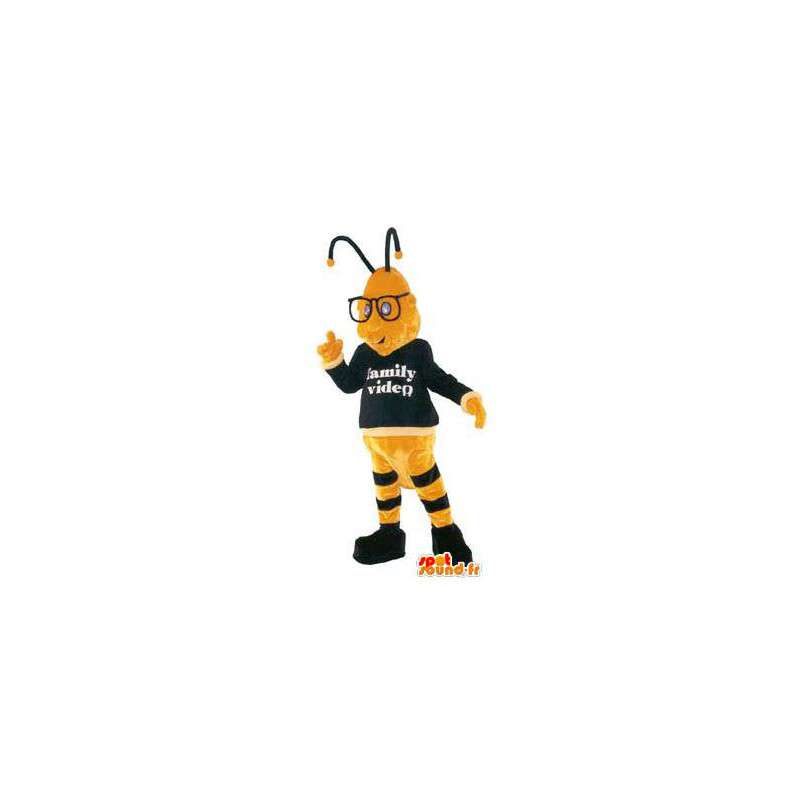 Familievideo Bee Mascot Costume - Spotsound maskot