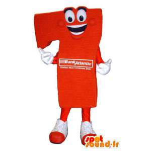 Mascot costume adult Atlantic Bank - MASFR005148 - Mascots unclassified