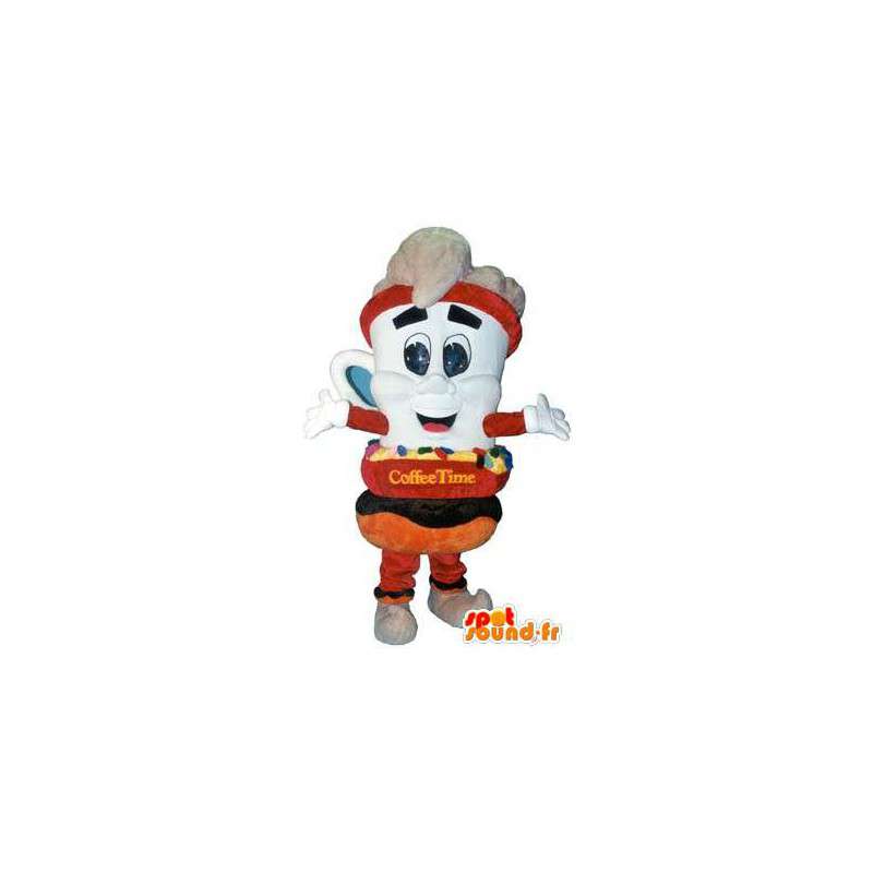 Mascotte costume adulto Coffee Time - MASFR005153 - Mascotte di oggetti