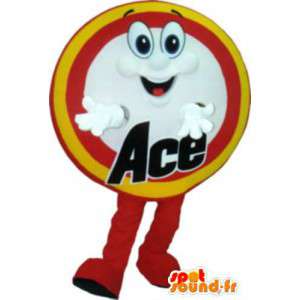 Ace traje de la mascota de adultos - MASFR005155 - Mascotas de objetos