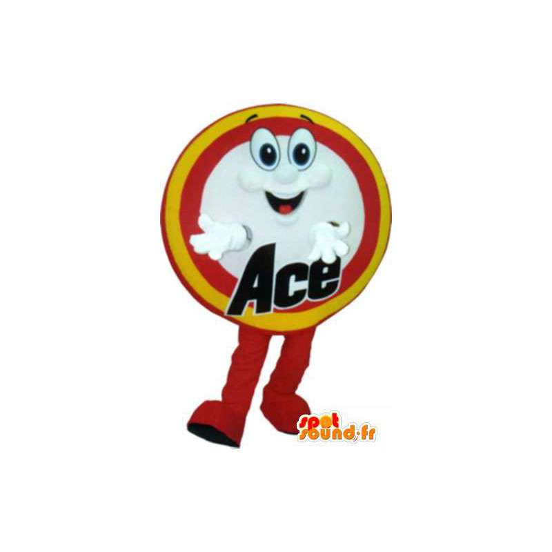 Ace traje de la mascota de adultos - MASFR005155 - Mascotas de objetos