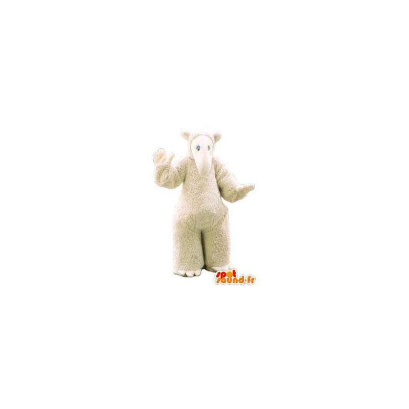 Mascot costume bianco tapiro - MASFR005156 - Mascotte Ant