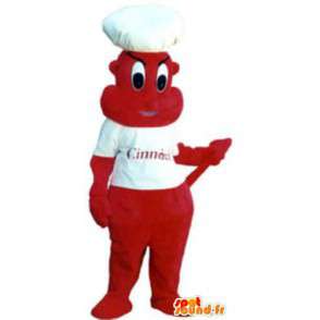 Déguisement diablotin mascotte cuisinier pour adulte - MASFR005157 - Mascottes de monstres