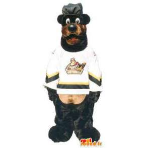 Urheilu maskotti karhu koripalloilija täytyy peittää - MASFR005160 - Bear Mascot