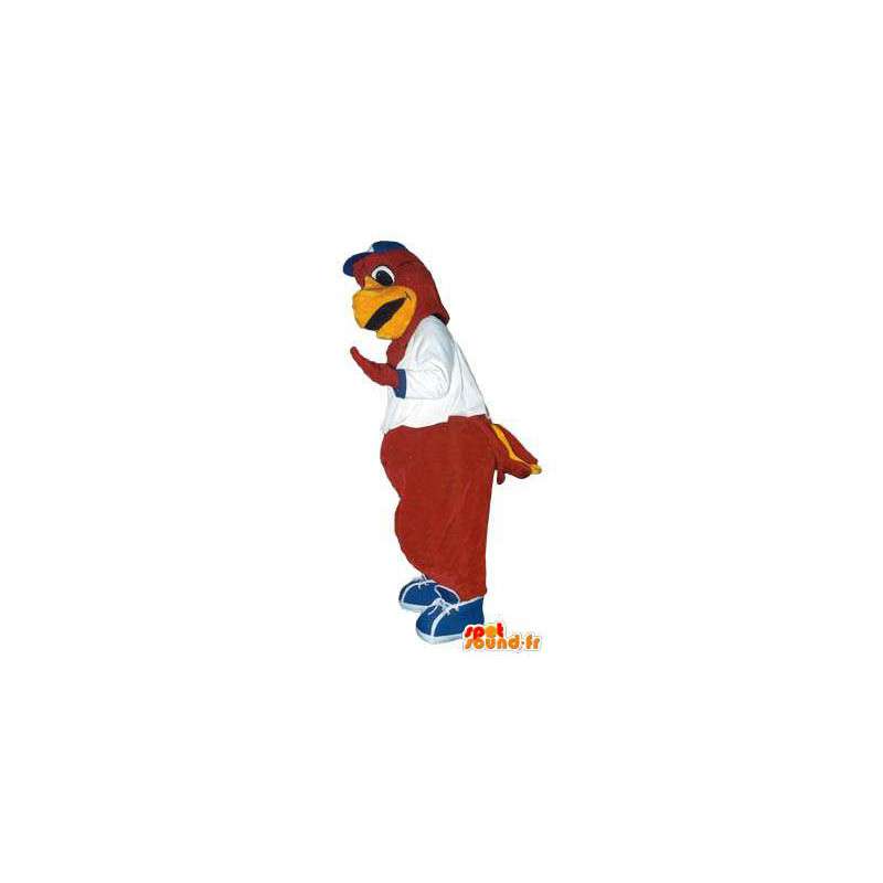 Erwachsenen-Kostüm Coq Sportif freundlich - MASFR005163 - Maskottchen der Hennen huhn Hahn