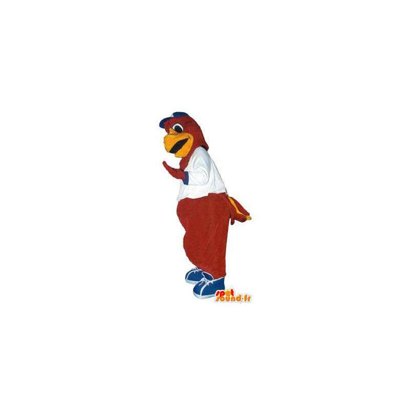 Sympatisk sport cockerel vuxen kostym - Spotsound maskot