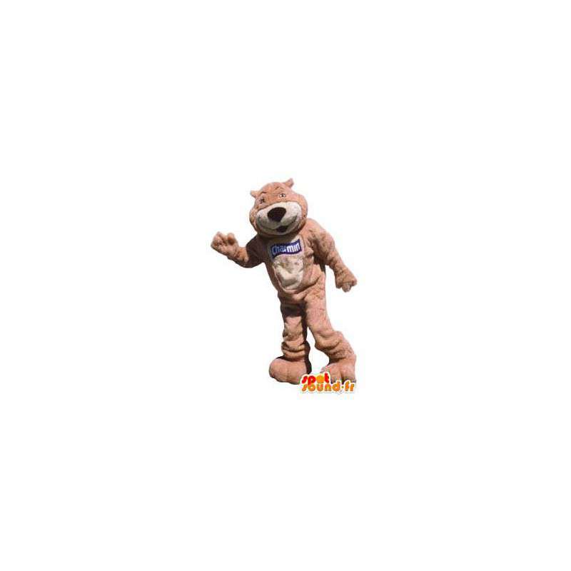 Costume maskot bjørn charmin toalettpapir - MASFR005164 - bjørn Mascot