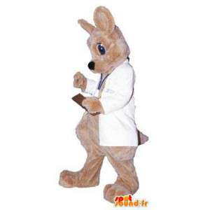 Canguro mascotte costume adulto medico  - MASFR005166 - Mascotte di canguro