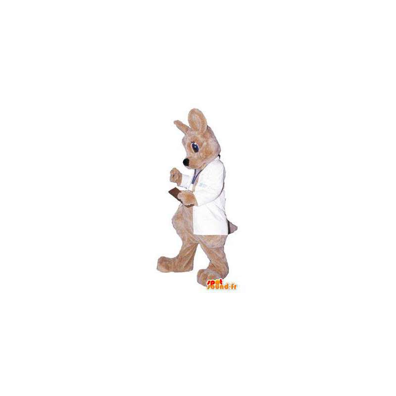 Costume volwassen kangoeroe mascotte Dr.  - MASFR005166 - Kangaroo mascottes