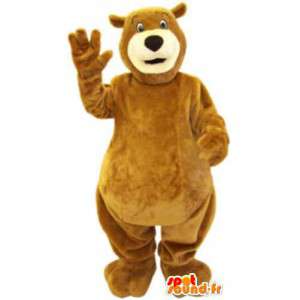 Kostým pro dospělé plyšový maskot medvídek giant - MASFR005173 - Bear Mascot